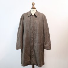 画像1: 〜60's Rainfair CHECK STAND FALL COLLAR COAT with BOA LINER (1)