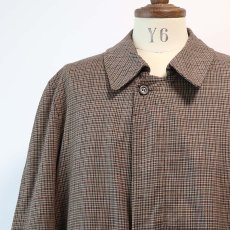 画像5: 〜60's Rainfair CHECK STAND FALL COLLAR COAT with BOA LINER (5)