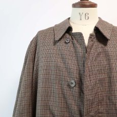 画像6: 〜60's Rainfair CHECK STAND FALL COLLAR COAT with BOA LINER (6)