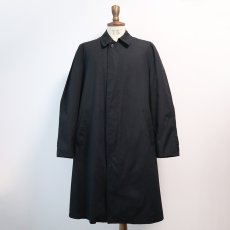 画像1: OLD LONDON FOG BLACK STAND FALL COLLAR COAT with BOA LINER (1)