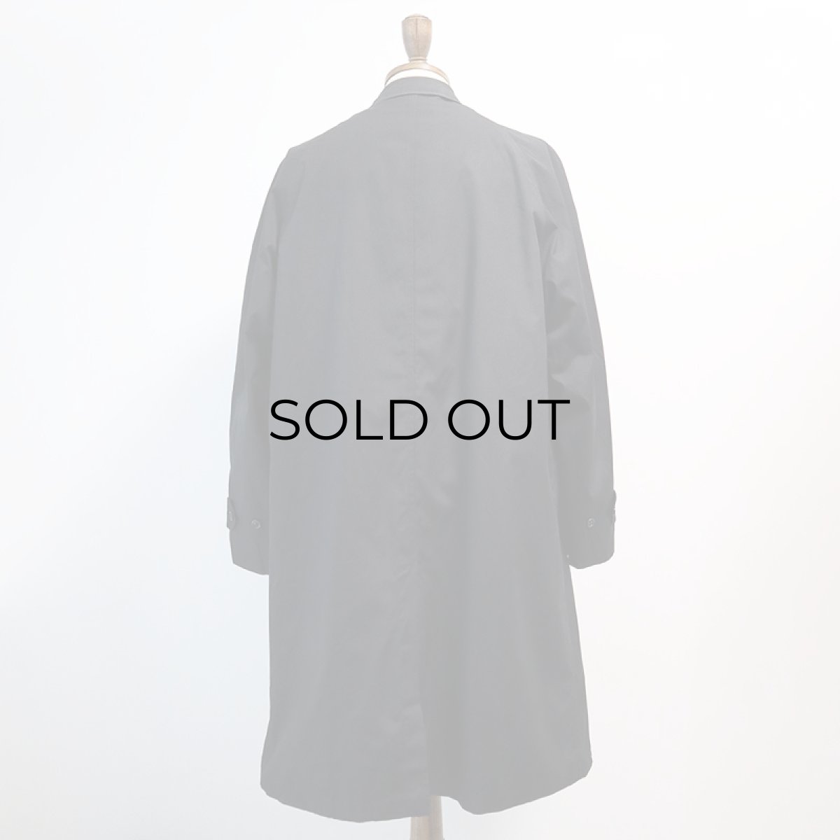 画像3: OLD LONDON FOG BLACK STAND FALL COLLAR COAT with BOA LINER (3)