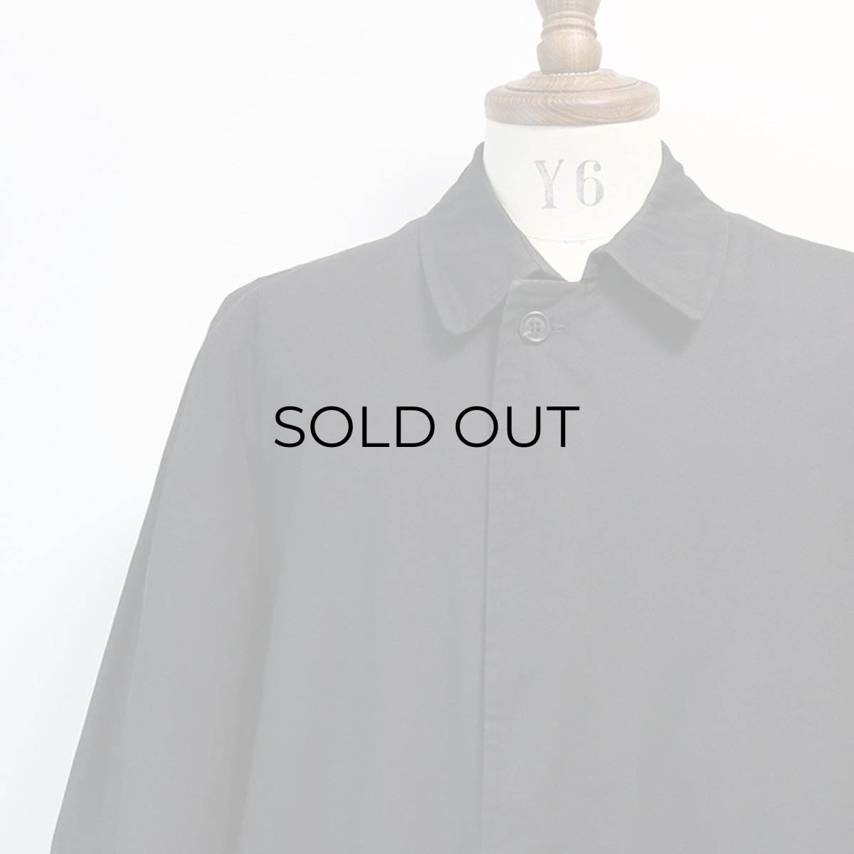 画像5: OLD LONDON FOG BLACK STAND FALL COLLAR COAT with BOA LINER (5)