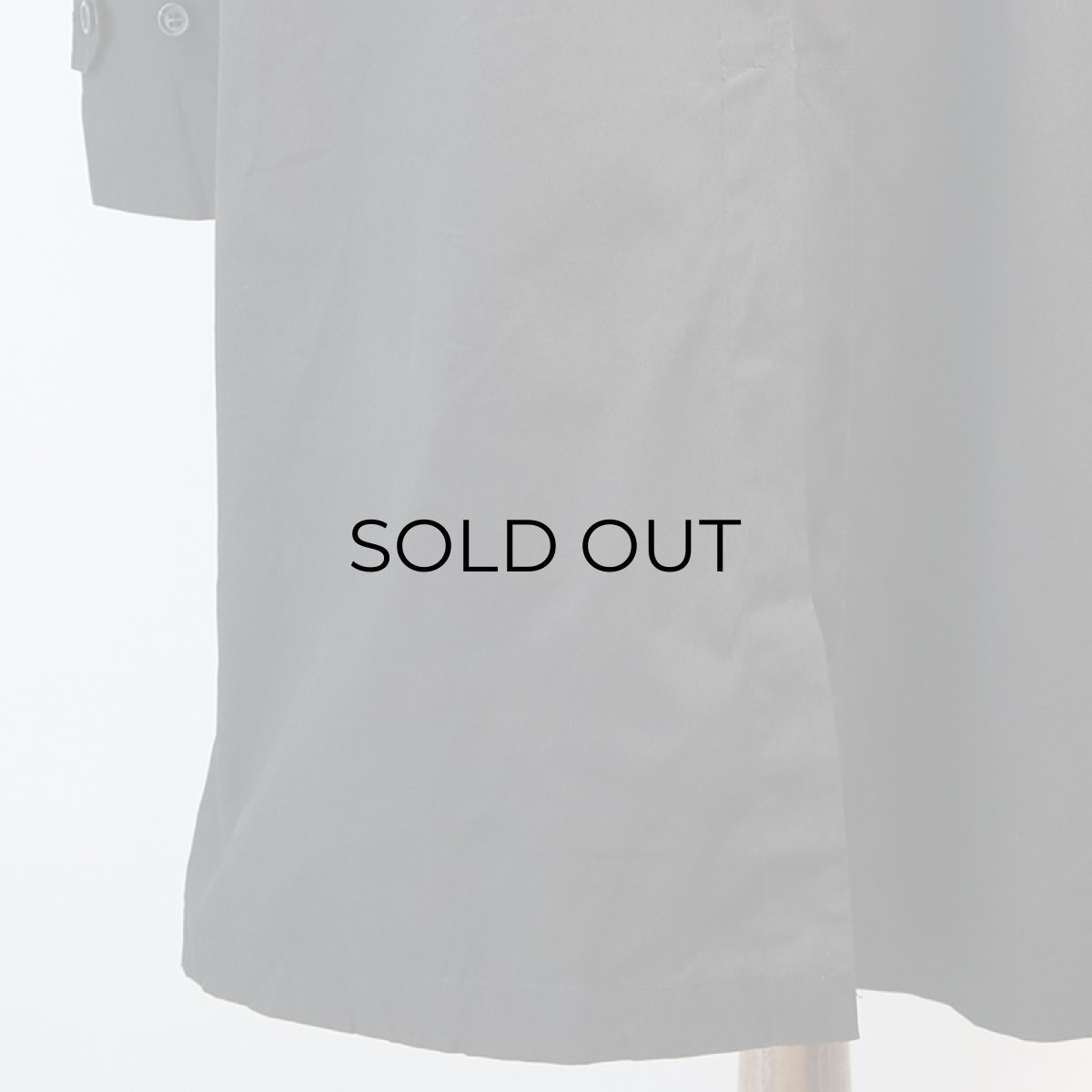 画像9: OLD LONDON FOG BLACK STAND FALL COLLAR COAT with BOA LINER (9)