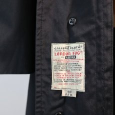画像12: OLD LONDON FOG BLACK STAND FALL COLLAR COAT with BOA LINER (12)