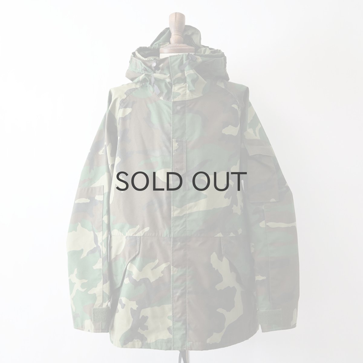 画像1: 90's US ARMY GORE-TEX WOODLAND CAMOUFLAGE COLD WEATHER PARKA 【SIZE : LARGE-REGULAR】 (1)