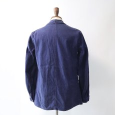 画像14: OLD FRENCH MILITARY COTTON DRILL WORK JACKET (14)