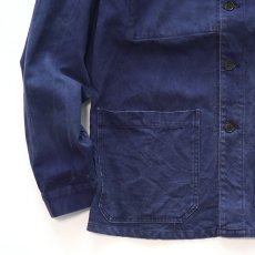 画像6: OLD FRENCH MILITARY COTTON DRILL WORK JACKET (6)