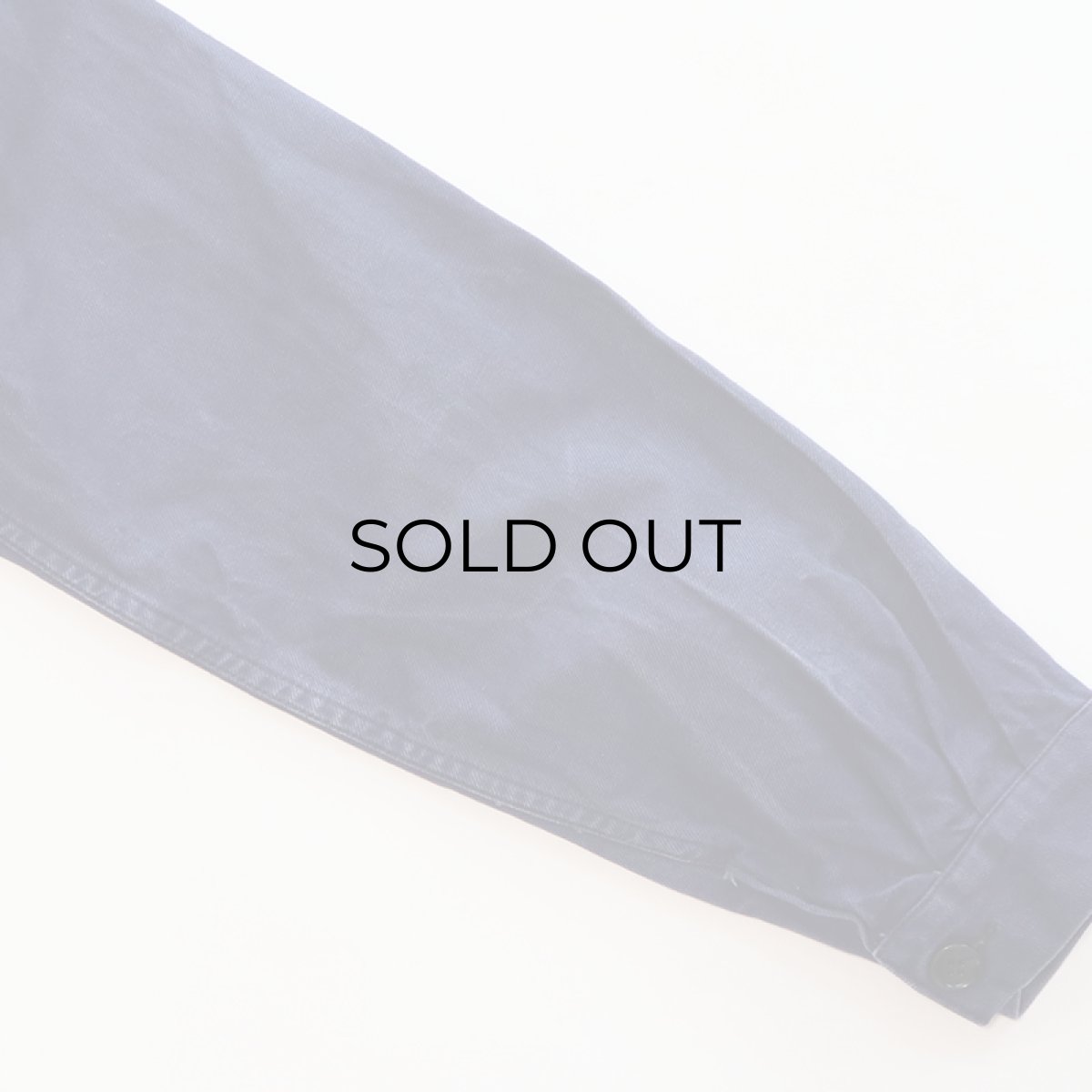 画像11: OLD FRENCH MILITARY COTTON DRILL WORK JACKET (11)