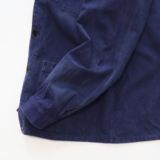 画像8: OLD FRENCH MILITARY COTTON DRILL WORK JACKET (8)