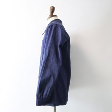 画像13: OLD FRENCH MILITARY COTTON DRILL WORK JACKET (13)