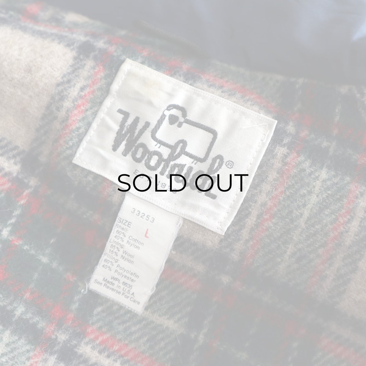 画像11: 80's Woolrich COTTON NYLON WOOL CHECK LINING PADDING MOUNTAIN COAT (11)