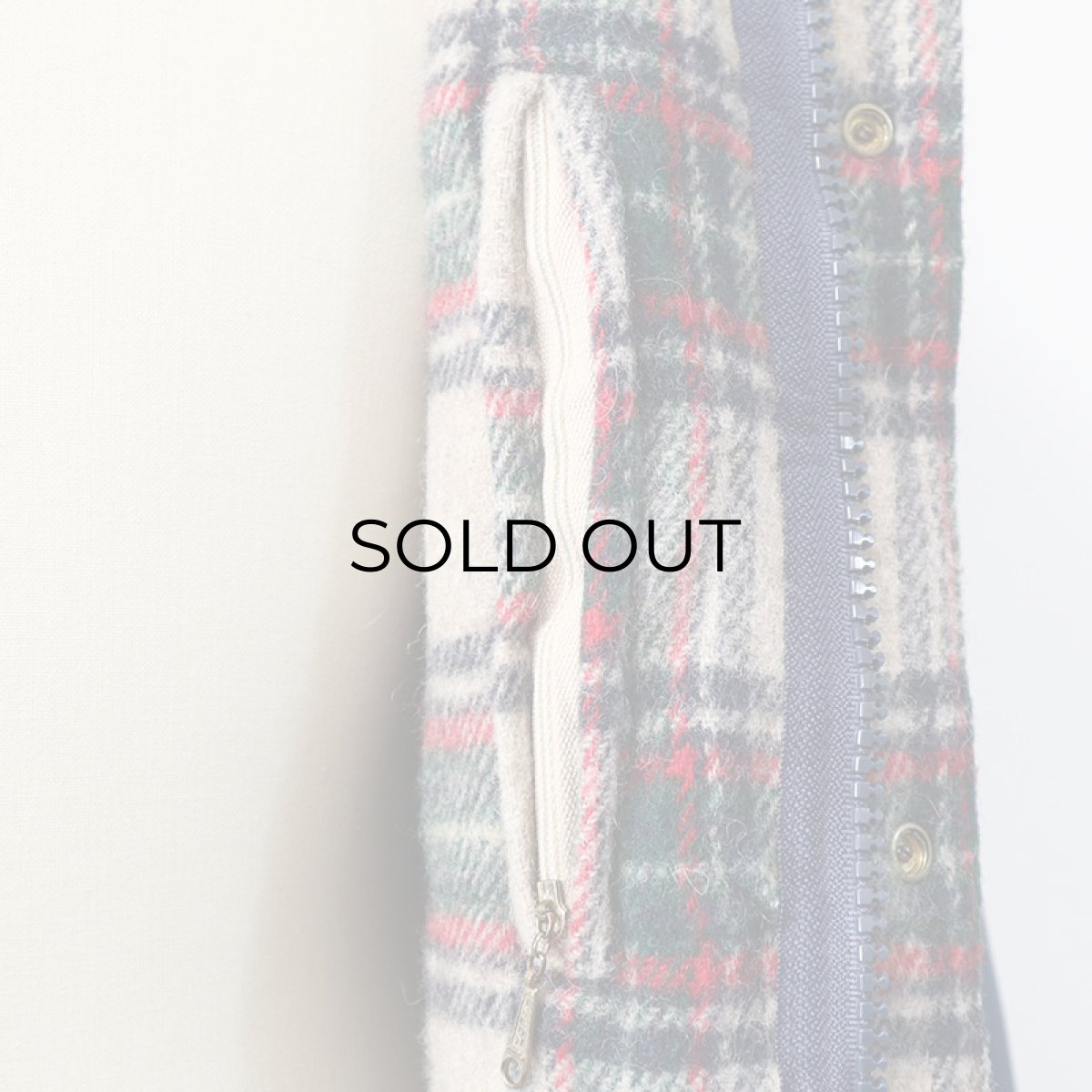 画像14: 80's Woolrich COTTON NYLON WOOL CHECK LINING PADDING MOUNTAIN COAT (14)