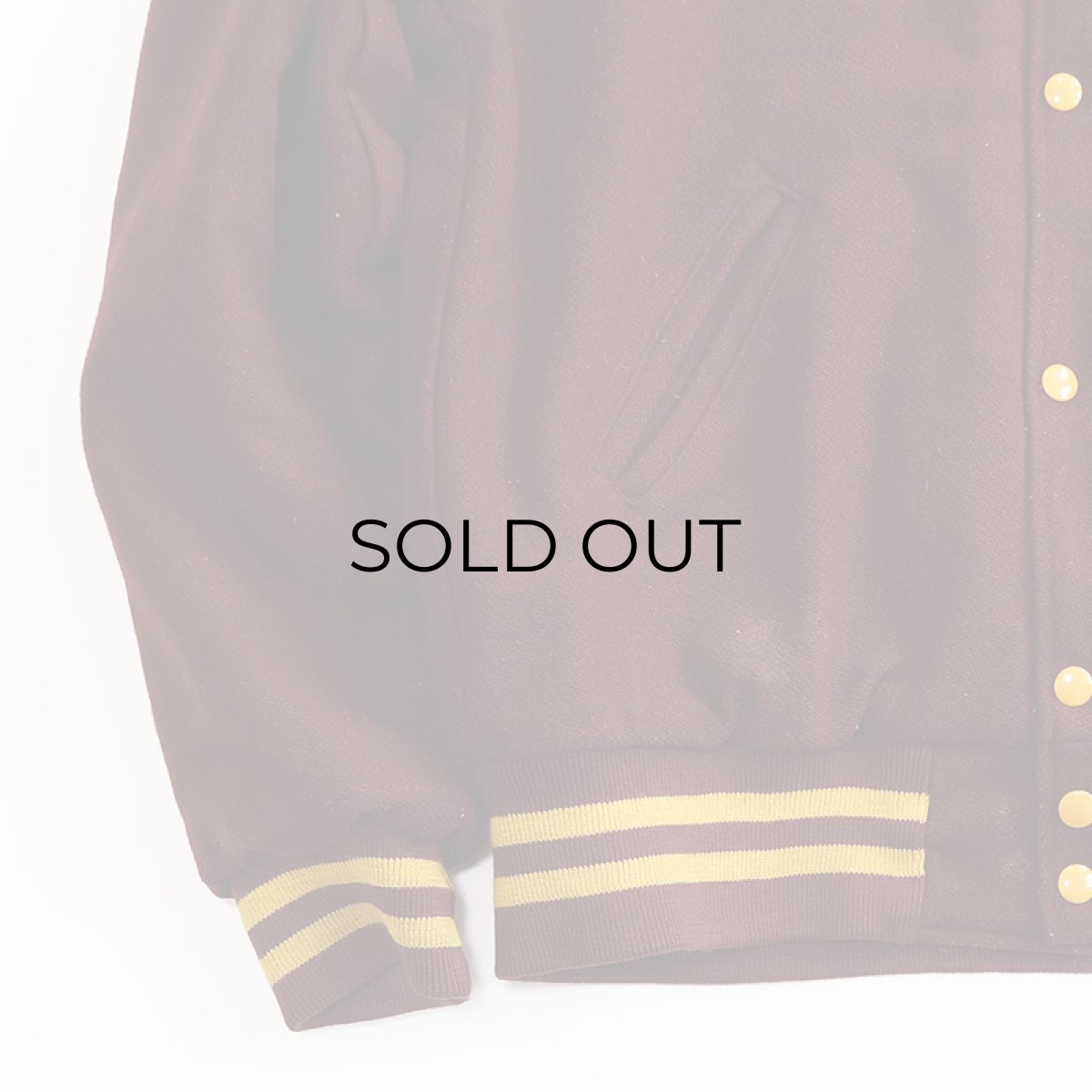 画像5: 〜80's HOLLOWAY WOOL MELTON BACK LETTERED VARSITY JACKET "CMU MARCHING BAND" (5)