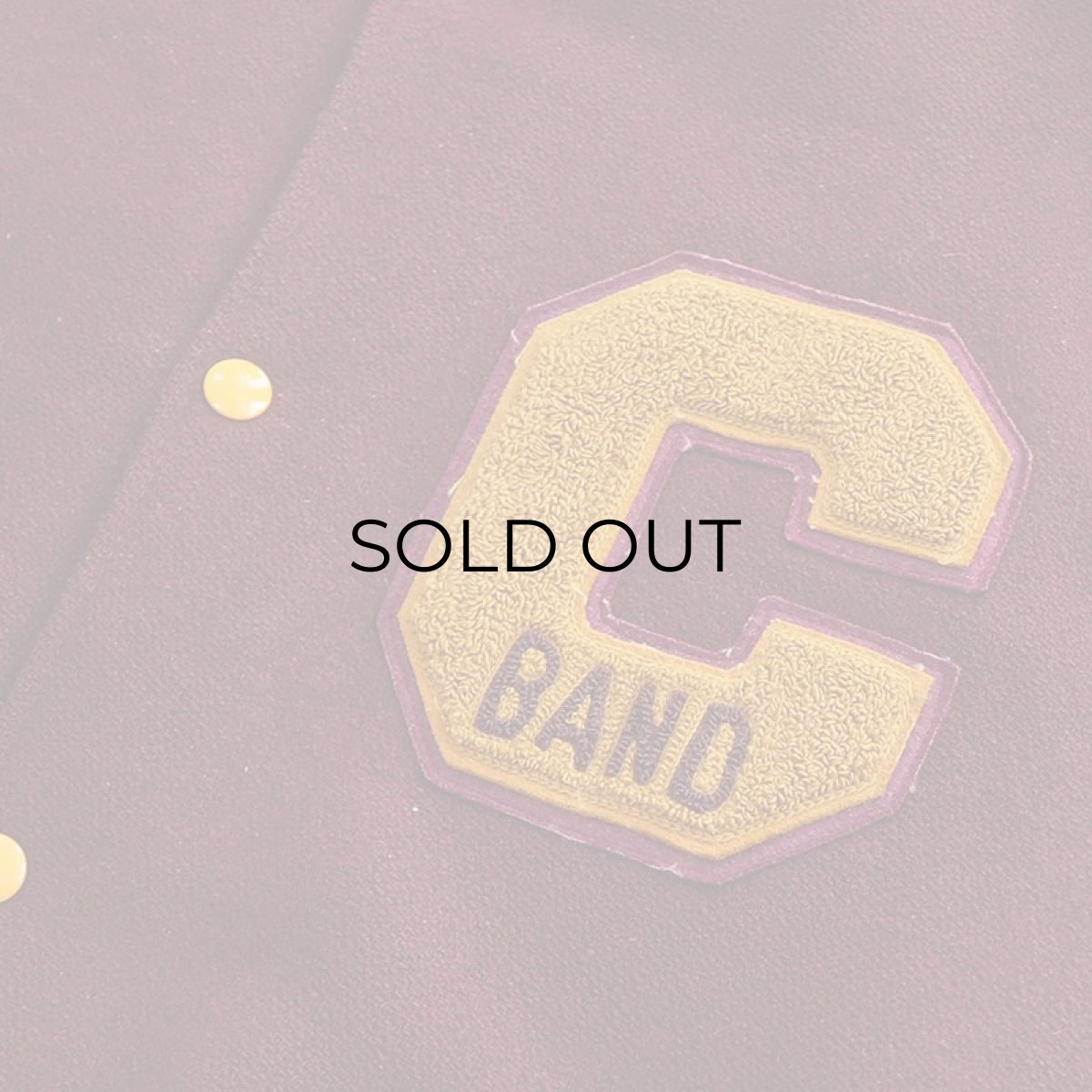 画像6: 〜80's HOLLOWAY WOOL MELTON BACK LETTERED VARSITY JACKET "CMU MARCHING BAND" (6)