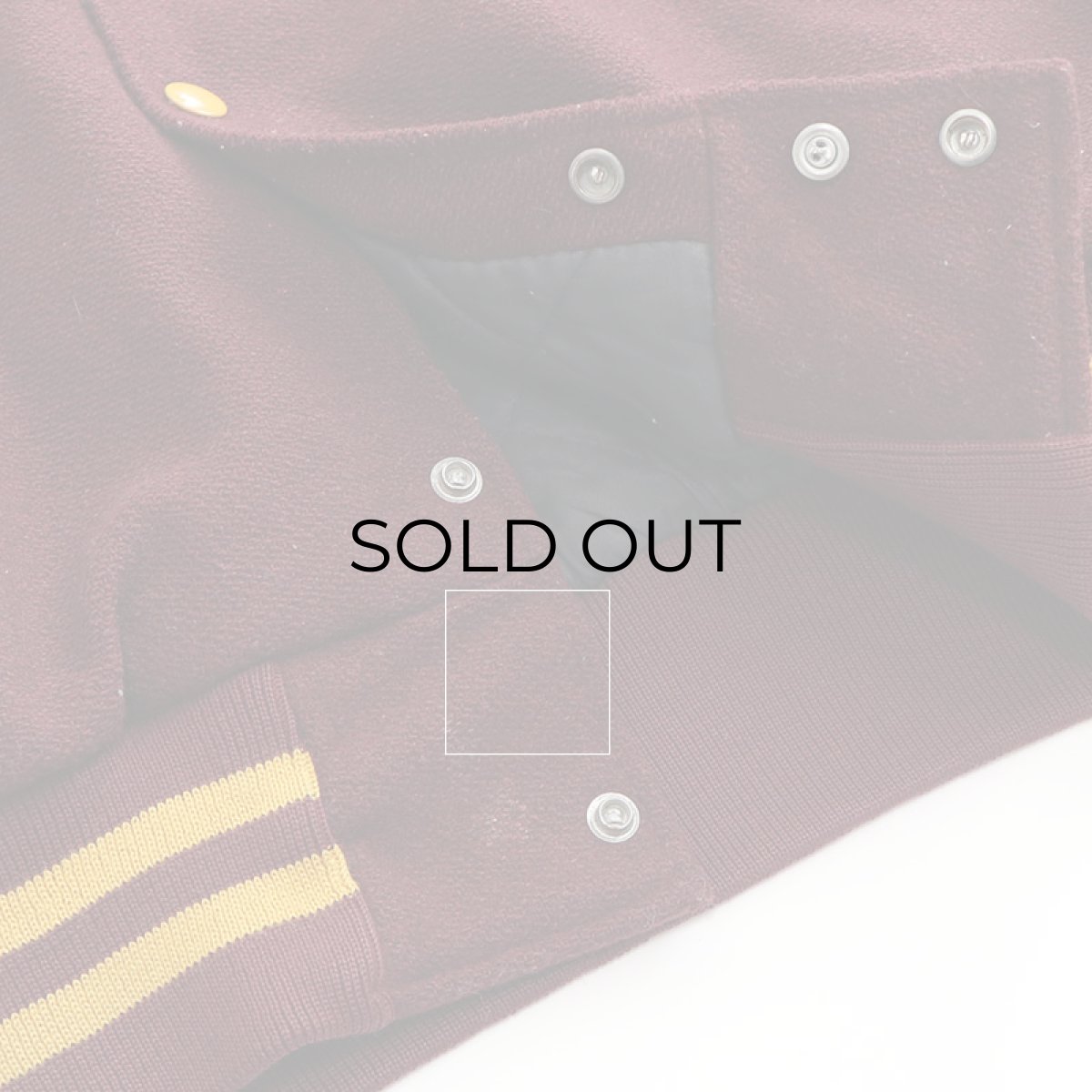 画像9: 〜80's HOLLOWAY WOOL MELTON BACK LETTERED VARSITY JACKET "CMU MARCHING BAND" (9)