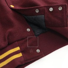 画像9: 〜80's HOLLOWAY WOOL MELTON BACK LETTERED VARSITY JACKET "CMU MARCHING BAND" (9)