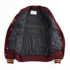 画像2: 〜80's HOLLOWAY WOOL MELTON BACK LETTERED VARSITY JACKET "CMU MARCHING BAND" (2)
