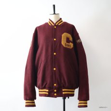 画像14: 〜80's HOLLOWAY WOOL MELTON BACK LETTERED VARSITY JACKET "CMU MARCHING BAND" (14)