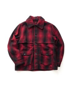 画像1: 〜40's UNKNOWN BRAND WOOL CHECK DOUBLE MACKINAW CRUISER JACKET (1)