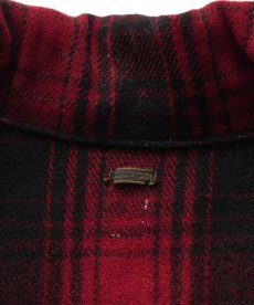 画像8: 〜40's UNKNOWN BRAND WOOL CHECK DOUBLE MACKINAW CRUISER JACKET (8)