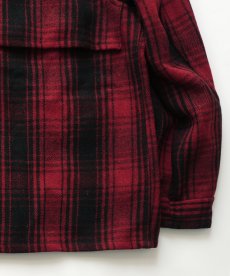 画像7: 〜40's UNKNOWN BRAND WOOL CHECK DOUBLE MACKINAW CRUISER JACKET (7)