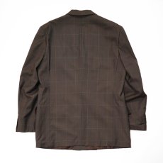 画像3: OLD REDA WOOL WINDOWPANE CHECK W-BREASTED TAILORED JACKET (3)