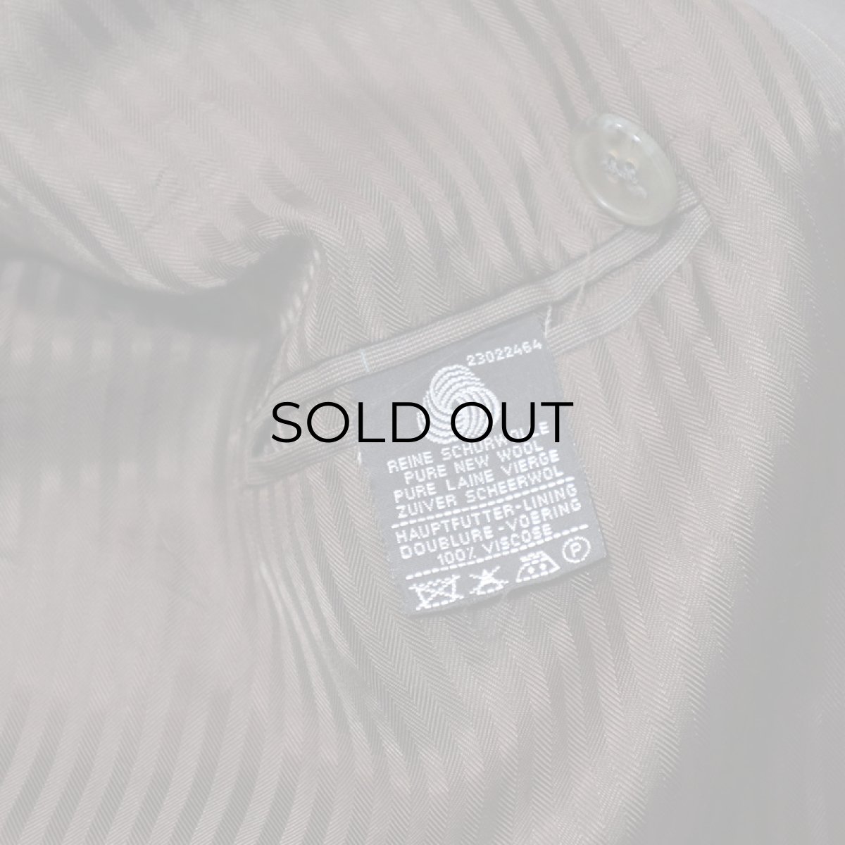 画像9: OLD REDA WOOL WINDOWPANE CHECK W-BREASTED TAILORED JACKET (9)