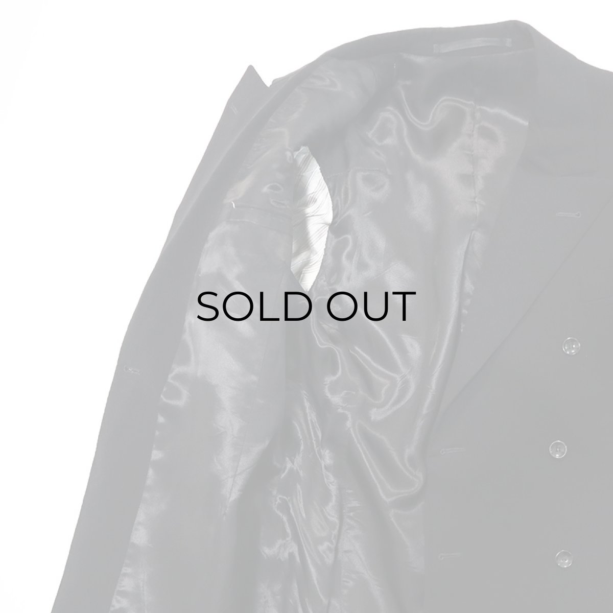 画像7: 〜50's UNKNOWN BRAND WOOL W-BREASTED TAILORED JACKET (7)