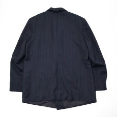 画像2: OLD Kings Club WOOL STRIPE W-BREASTED TAILORED JACKET (2)