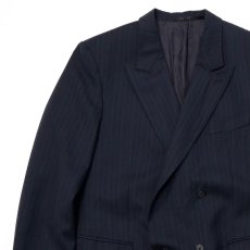 画像3: OLD Kings Club WOOL STRIPE W-BREASTED TAILORED JACKET (3)