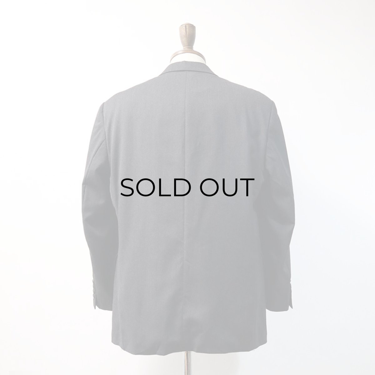 画像9: OLD UNKNOWN BRAND WOOL W-BREASTED TAILORED JACKET (9)