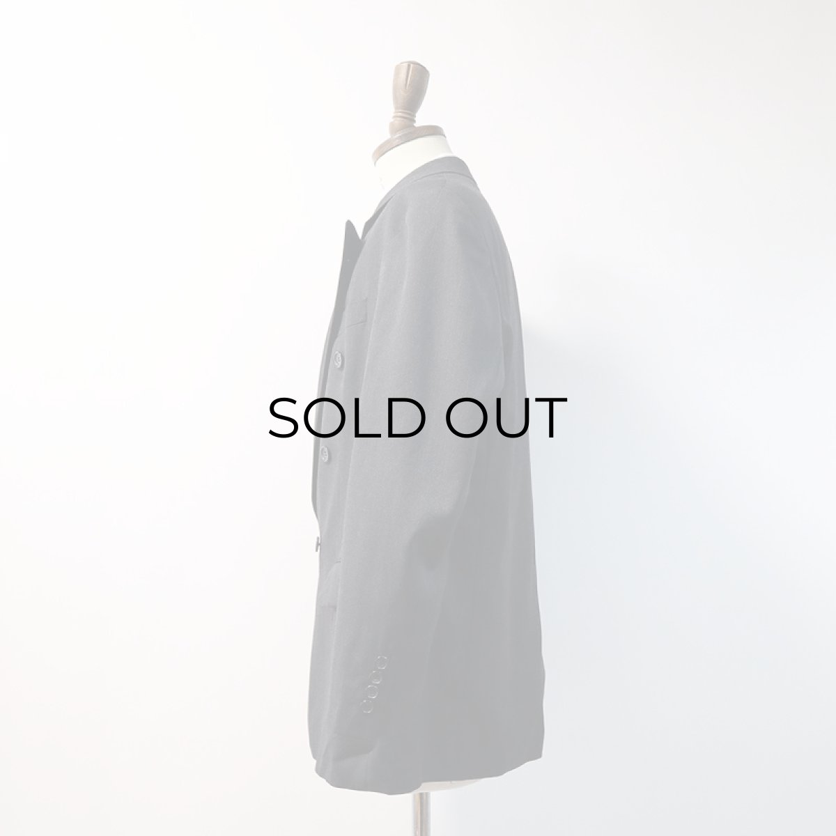 画像8: OLD UNKNOWN BRAND WOOL W-BREASTED TAILORED JACKET (8)