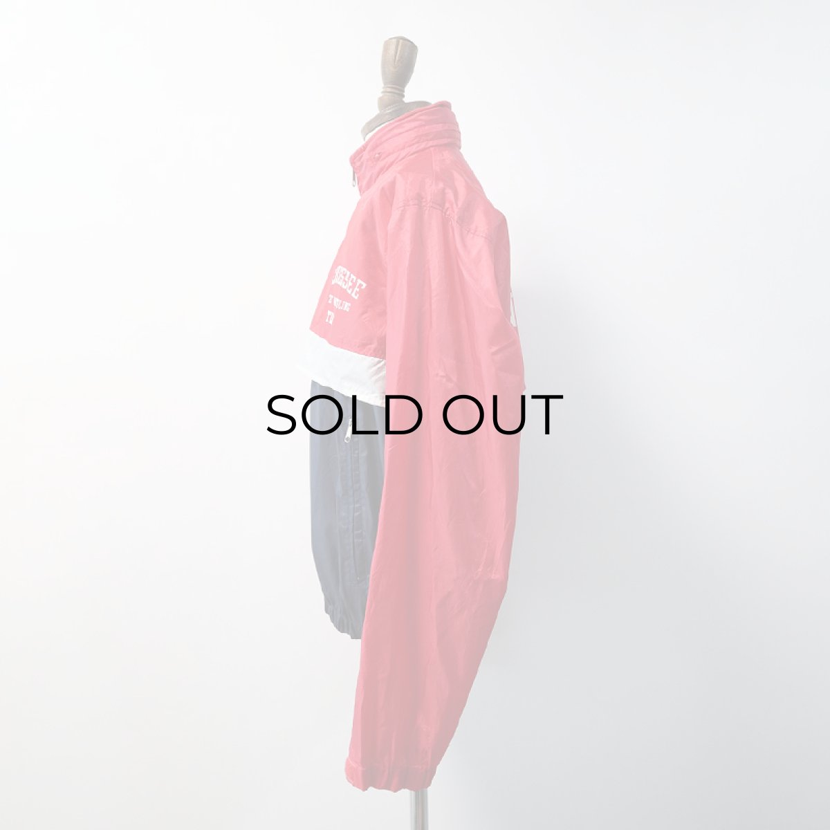 画像16: 80's L.L. Bean NYLON W-PRINT ZIP TRACK JACKET "TENNESSEE STATE WRESTLING TEAM" (16)