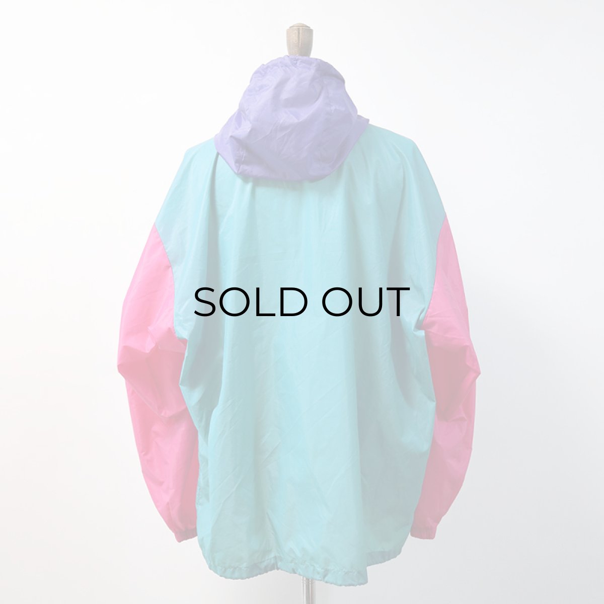 画像19: 80's K-WAY NYLON CRAZY-PATTERN PULLOVER ANORAK PARKA (19)