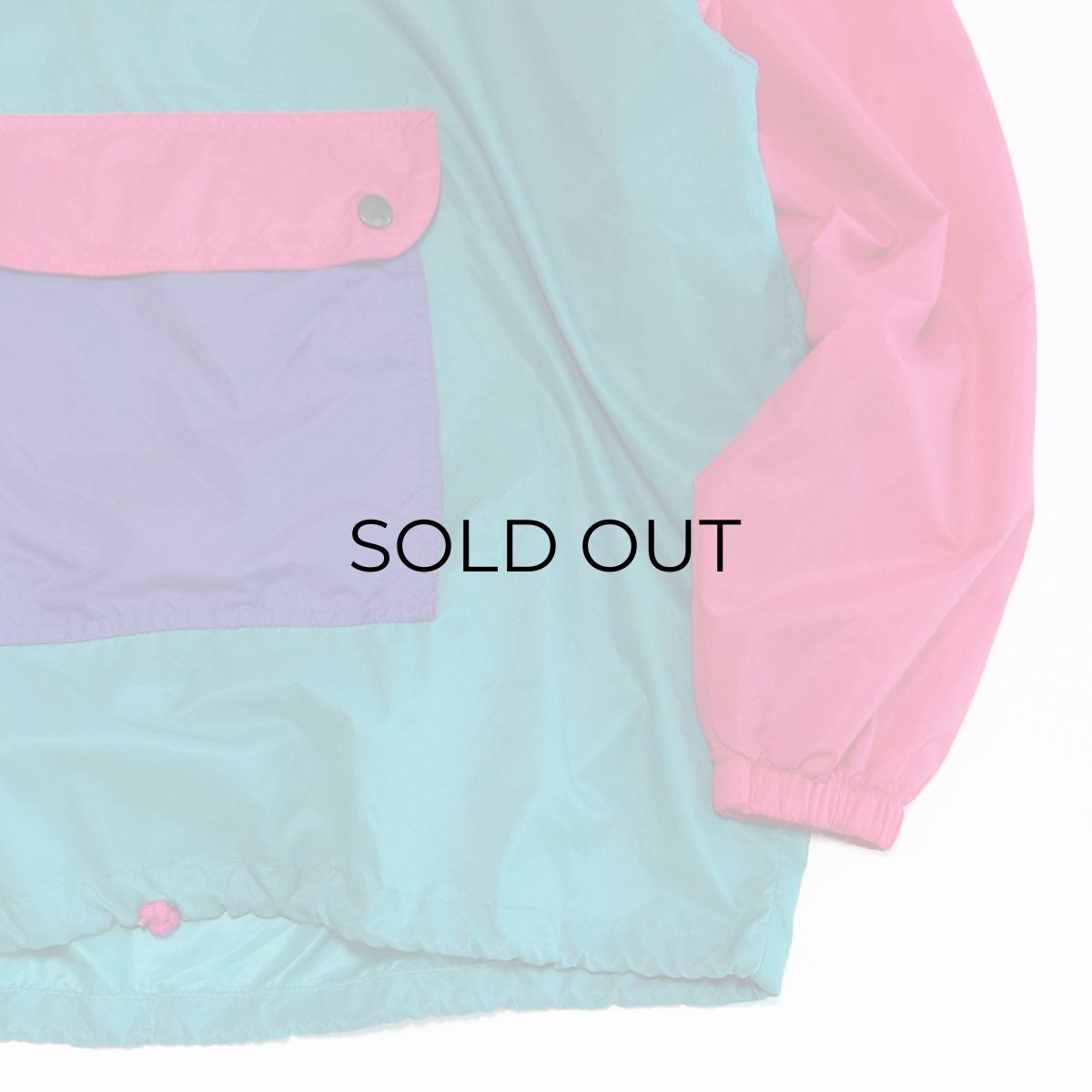 画像7: 80's K-WAY NYLON CRAZY-PATTERN PULLOVER ANORAK PARKA (7)