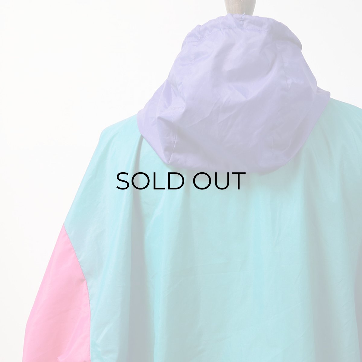 画像16: 80's K-WAY NYLON CRAZY-PATTERN PULLOVER ANORAK PARKA (16)