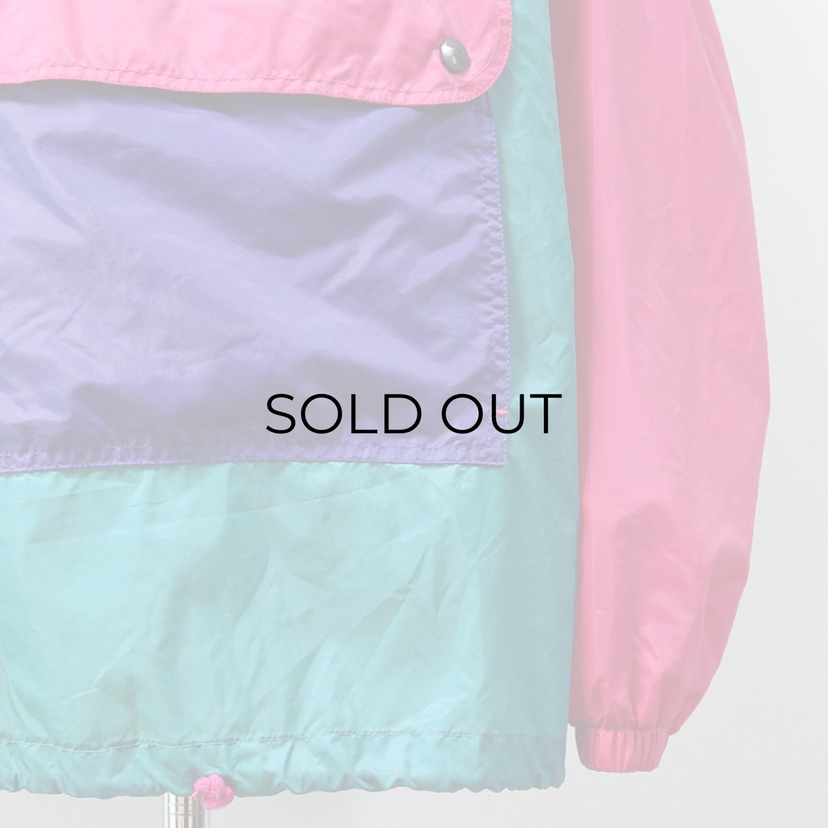 画像15: 80's K-WAY NYLON CRAZY-PATTERN PULLOVER ANORAK PARKA (15)