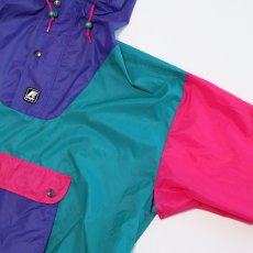 画像4: 80's K-WAY NYLON CRAZY-PATTERN PULLOVER ANORAK PARKA (4)