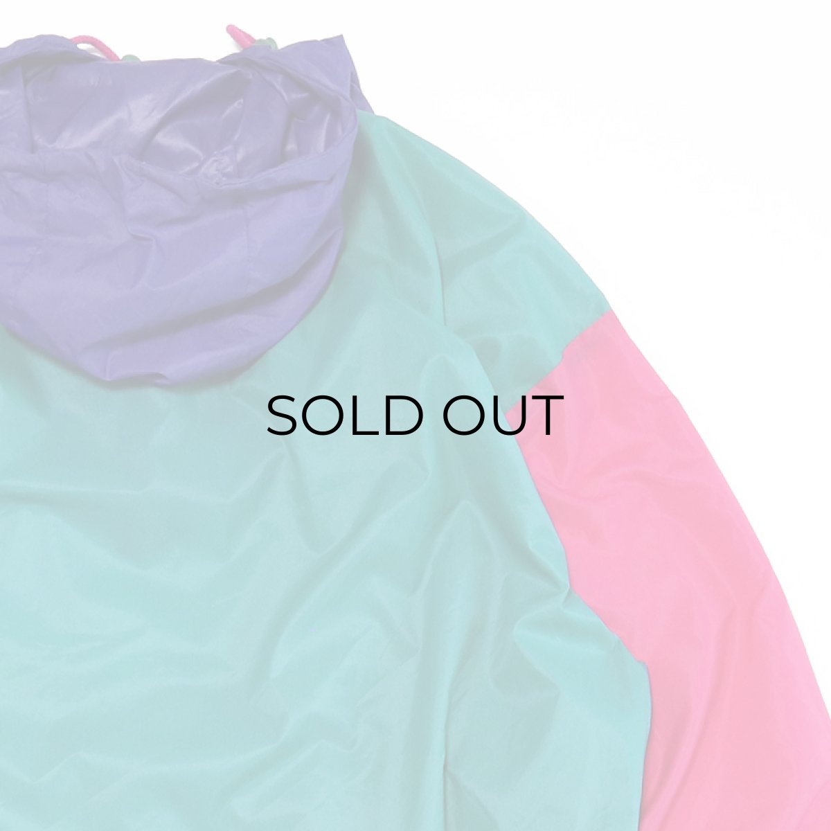 画像12: 80's K-WAY NYLON CRAZY-PATTERN PULLOVER ANORAK PARKA (12)