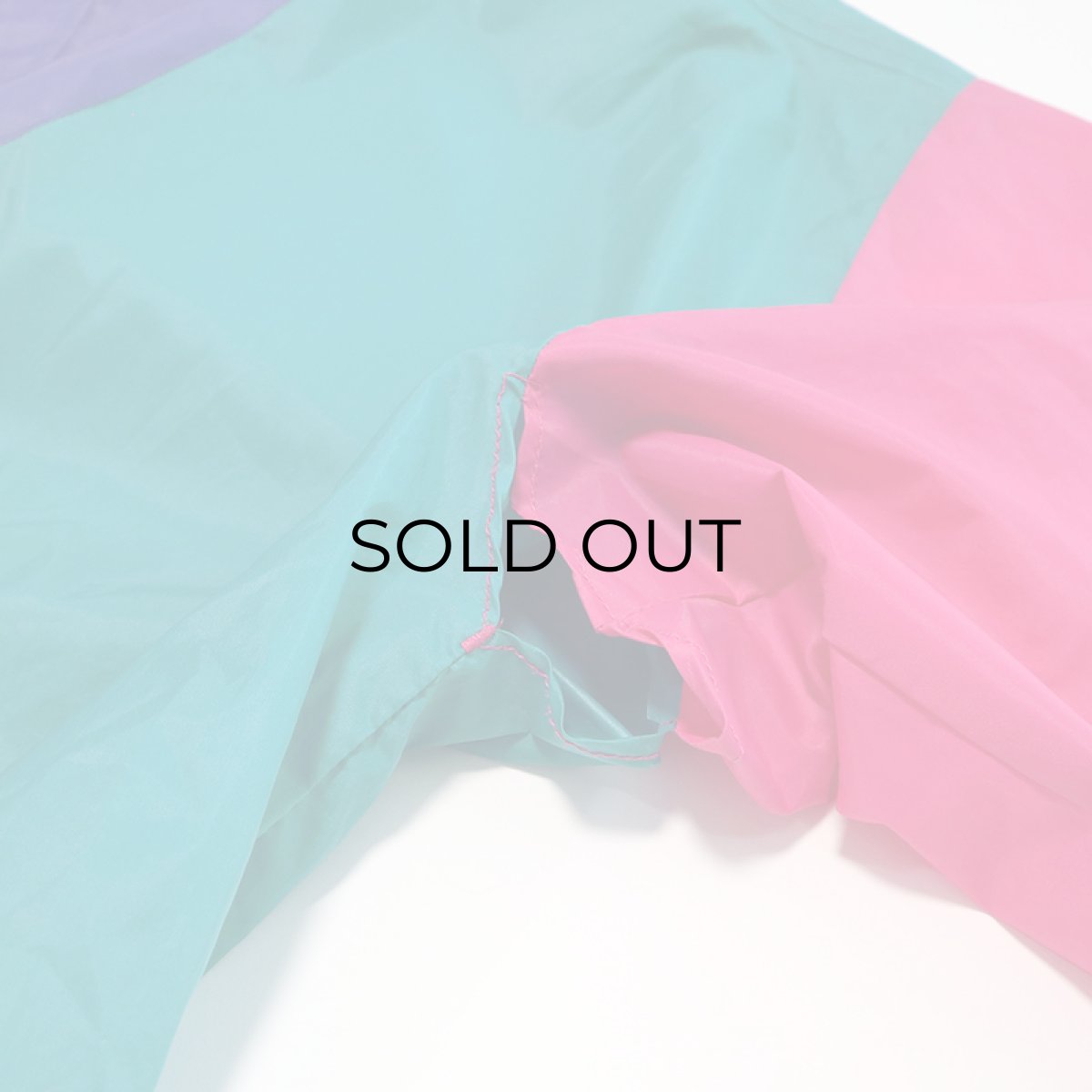 画像11: 80's K-WAY NYLON CRAZY-PATTERN PULLOVER ANORAK PARKA (11)