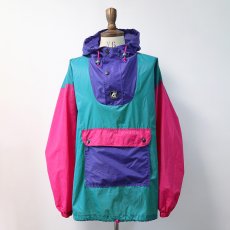 画像17: 80's K-WAY NYLON CRAZY-PATTERN PULLOVER ANORAK PARKA (17)