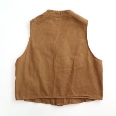 画像2: 〜50's UNKNOWN BRAND COTTON CANVAS HUNTING VEST (2)