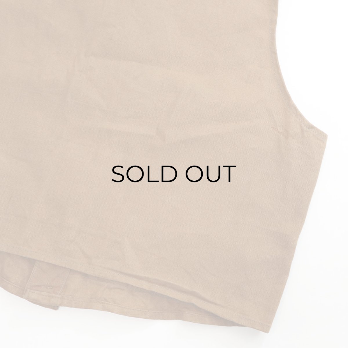 画像8: 〜50's UNKNOWN BRAND COTTON CANVAS HUNTING VEST (8)