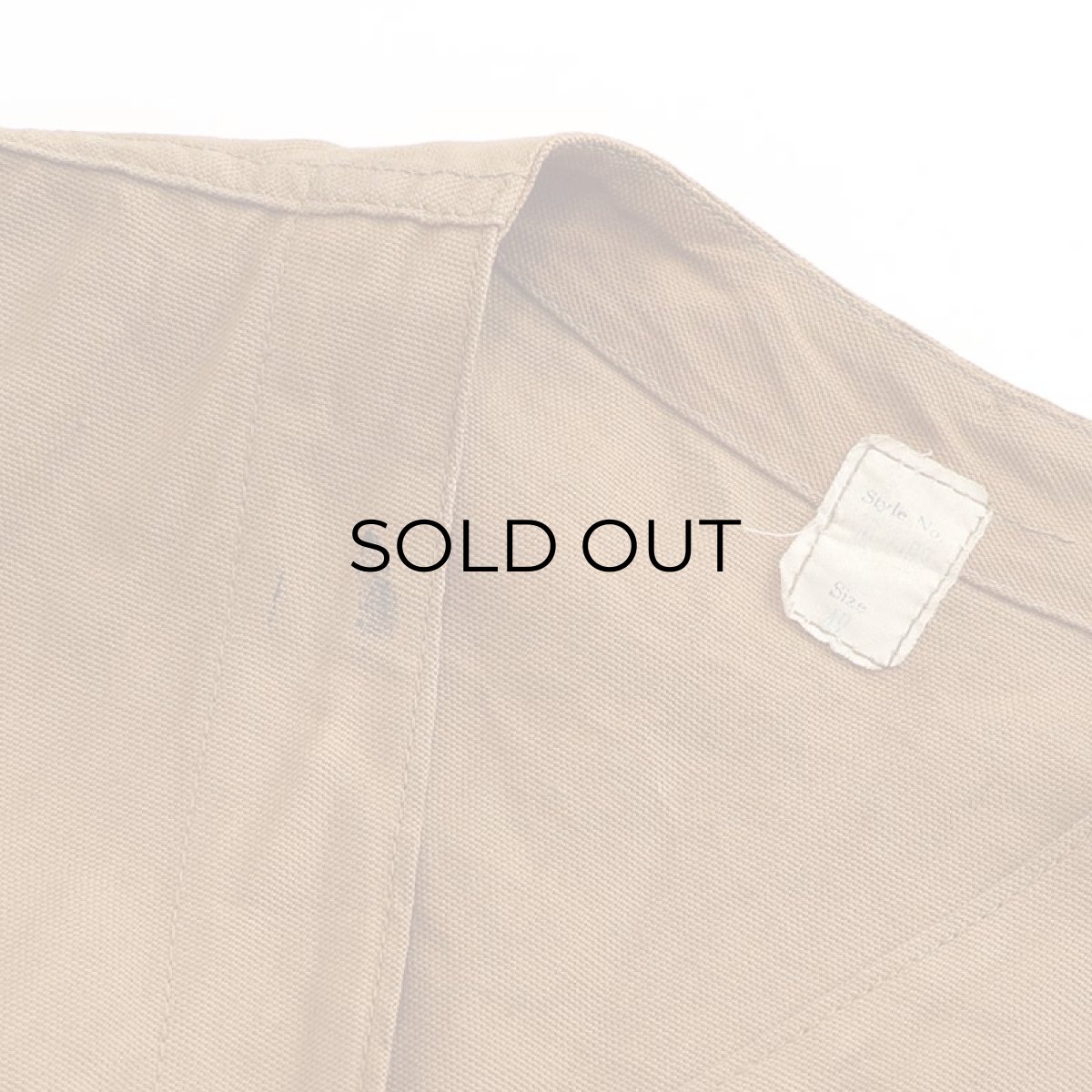 画像7: 〜50's UNKNOWN BRAND COTTON CANVAS HUNTING VEST (7)