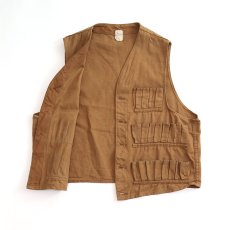 画像3: 〜50's UNKNOWN BRAND COTTON CANVAS HUNTING VEST (3)