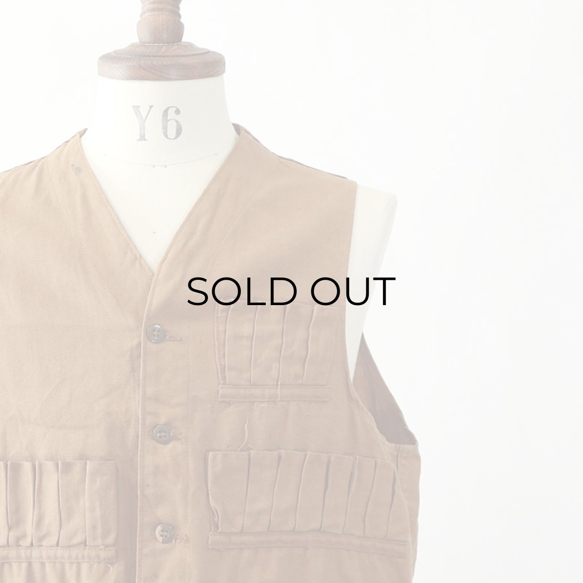 画像9: 〜50's UNKNOWN BRAND COTTON CANVAS HUNTING VEST (9)
