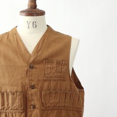 画像9: 〜50's UNKNOWN BRAND COTTON CANVAS HUNTING VEST (9)