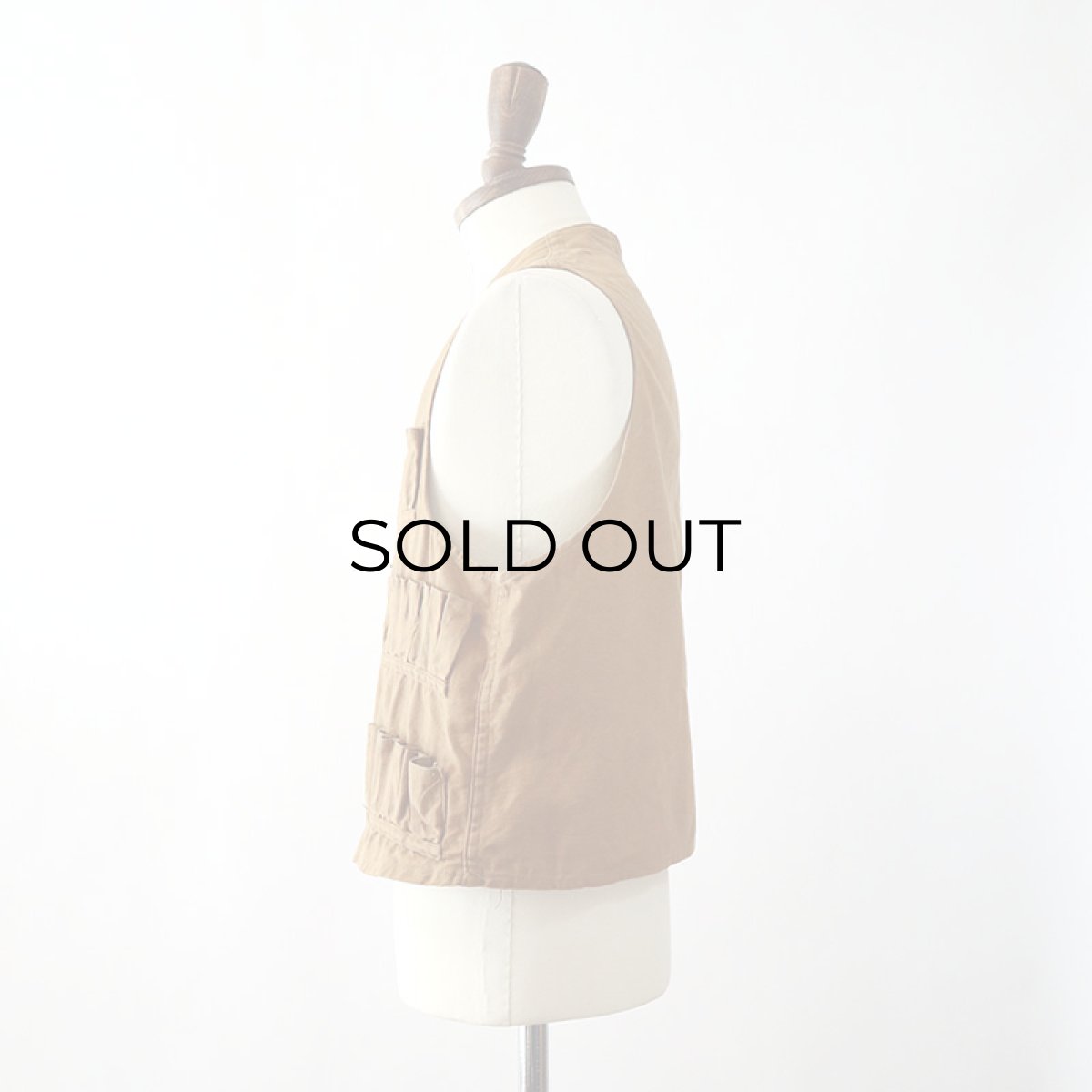 画像11: 〜50's UNKNOWN BRAND COTTON CANVAS HUNTING VEST (11)