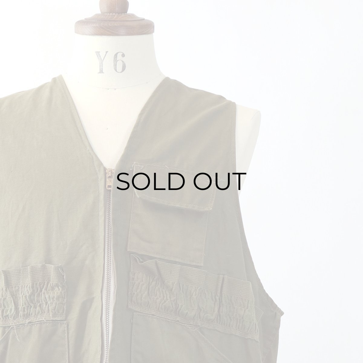 画像10: 〜60's Bullseye Bill COTTON TWILL ZIP HUNTING VEST (10)