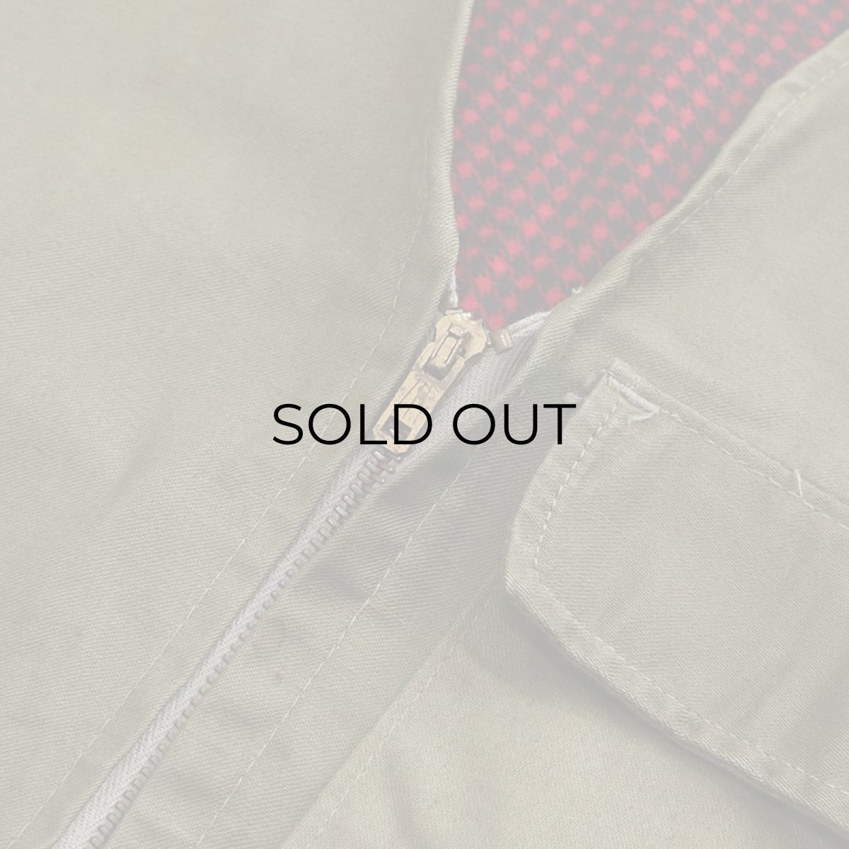 画像9: 〜60's Bullseye Bill COTTON TWILL ZIP HUNTING VEST (9)